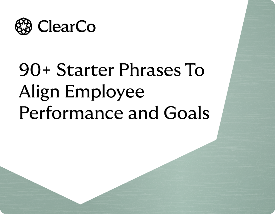 90 Starter Phrases To Align Employee Performance and Goals landscape 1