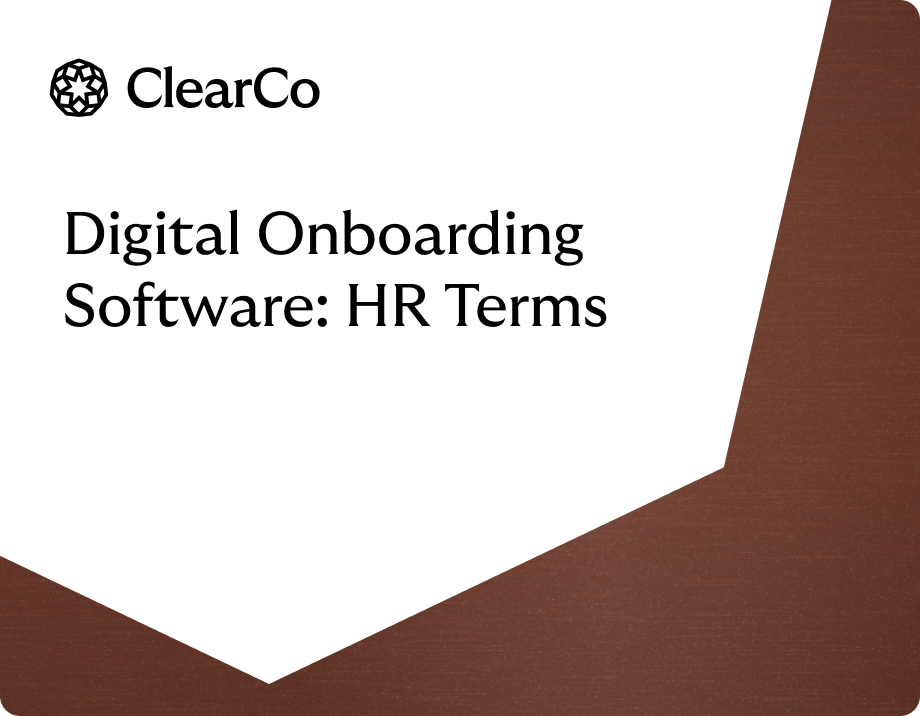 Digital Onboarding Software HR Terms landscape 2