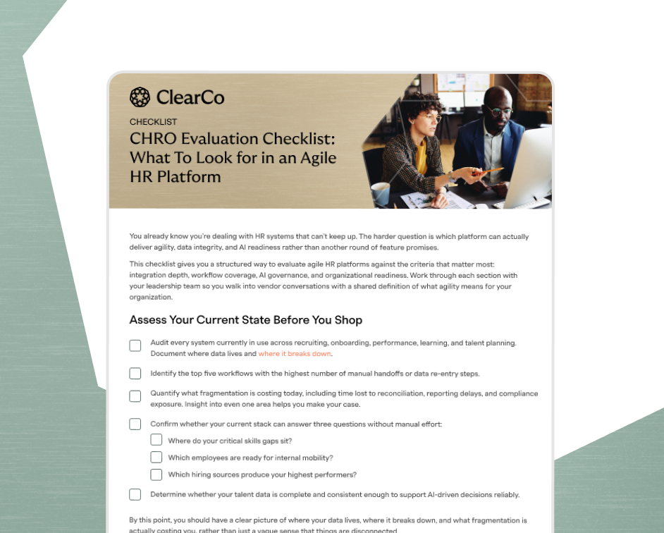 HUB img CHRO Evaluation Checklist Agentic AI Platform