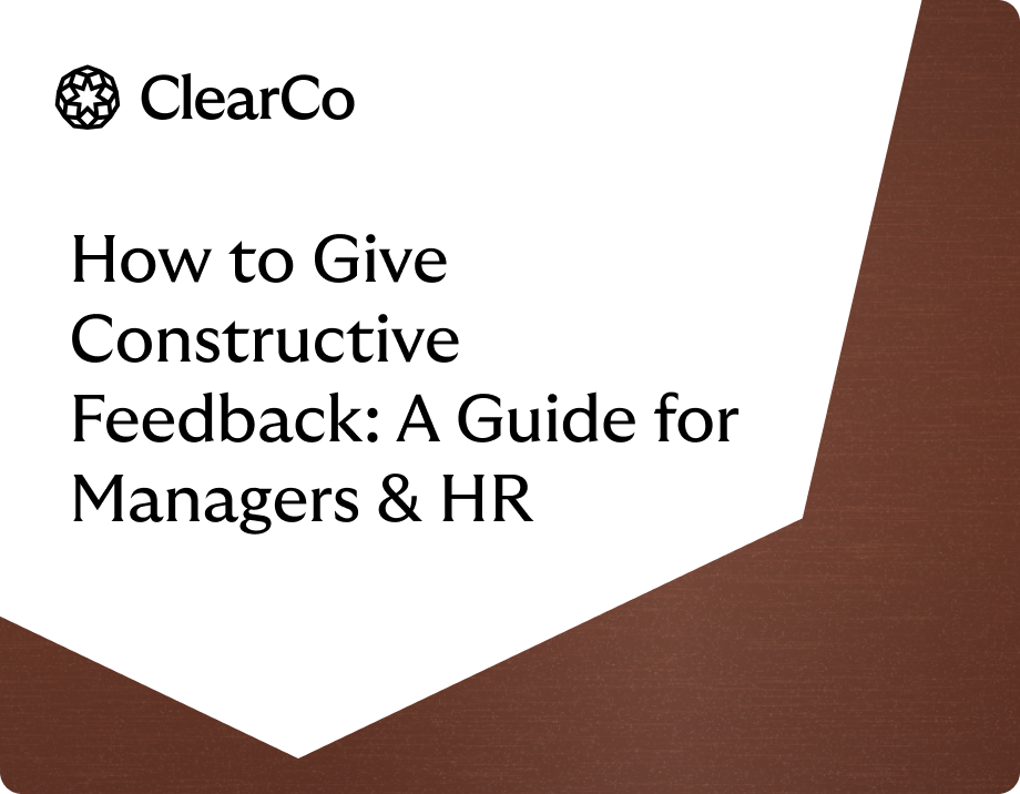 How to Give Constructive Feedback A Guide for Managers HR landscape 2