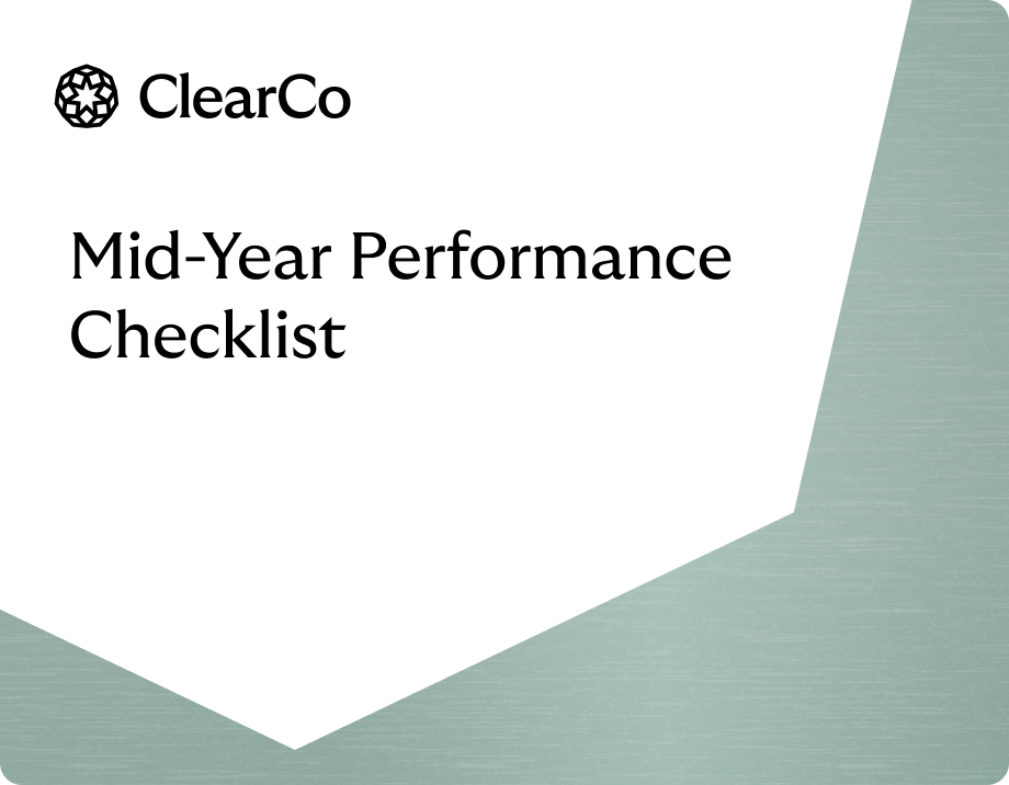 Mid Year Performance Checklist landscape 2
