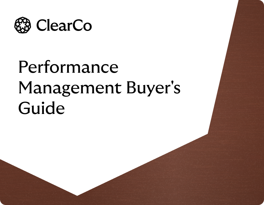 Performance Management Buyers Guide landscape 2