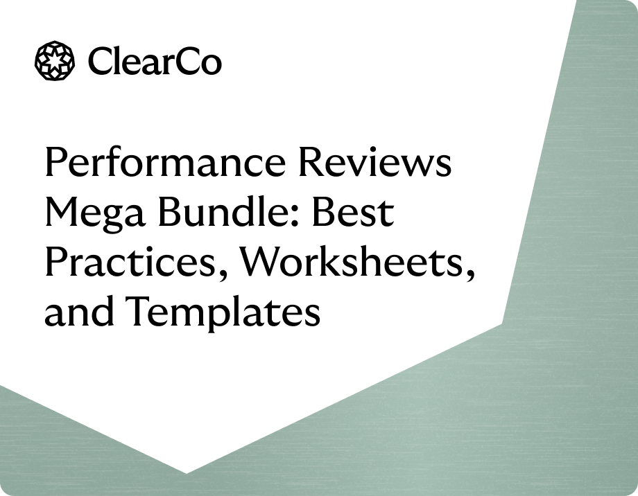 Performance Reviews Mega Bundle Best Practices Worksheets and Templates landscape 2