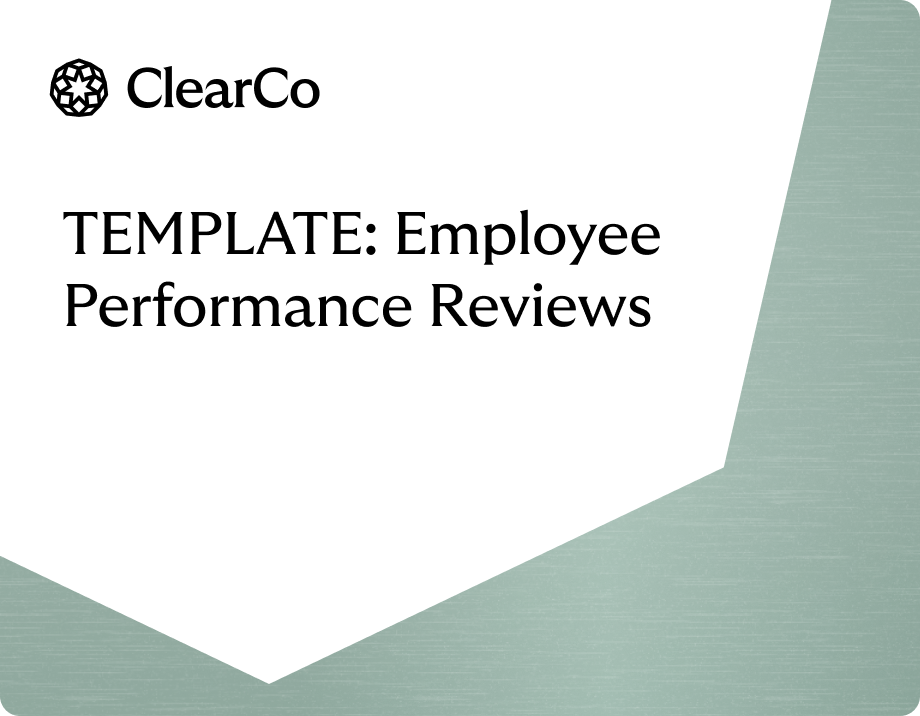 TEMPLATE Employee Performance Reviews landscape 2