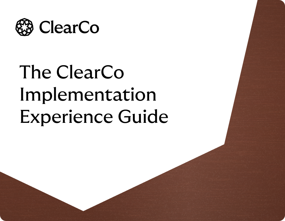 The Clear Co Implementation Experience Guide landscape 2