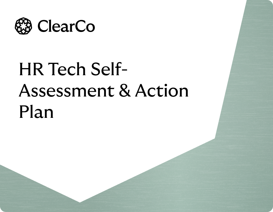 Benchmark HR Tech Self Assessment Action Plan landscape 1