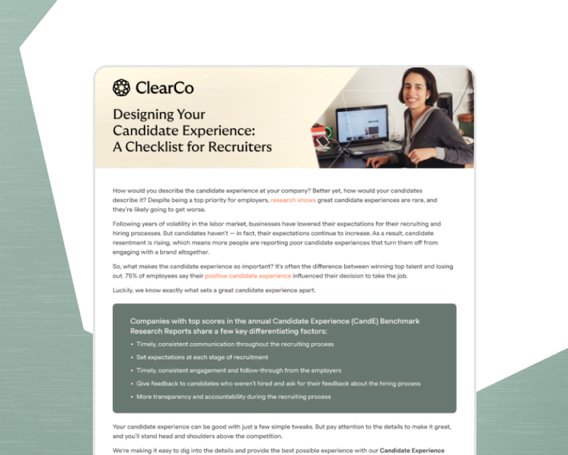 HUB img Designing Your Candidate Experience A Checklist for Recruiters
