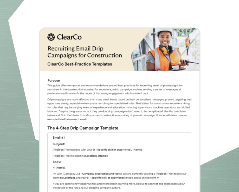 HUB img Recruiting Email Drip Campaigns for Construction