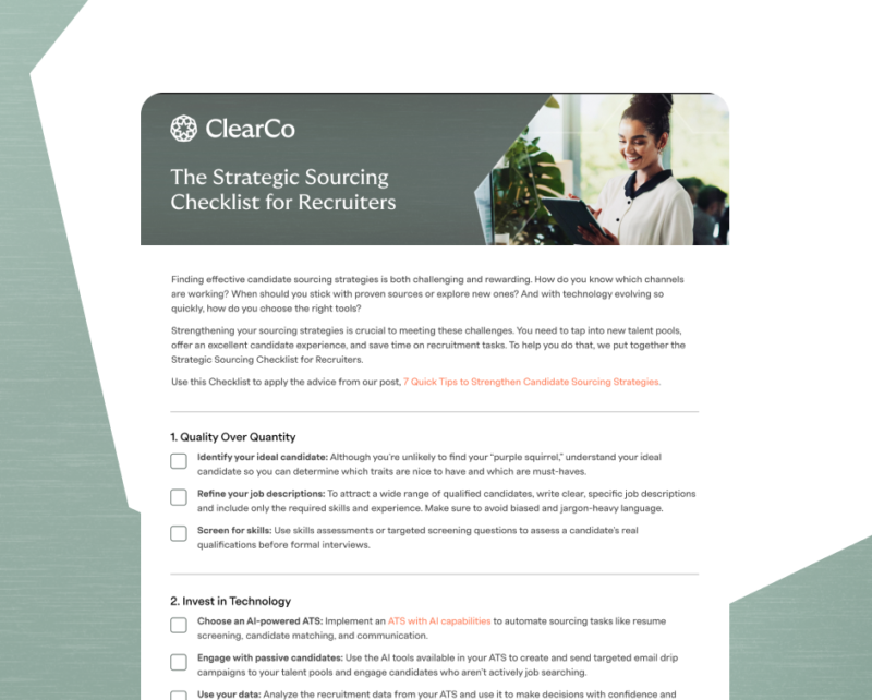 HUB img The Strategic Sourcing Checklist for Recruiters
